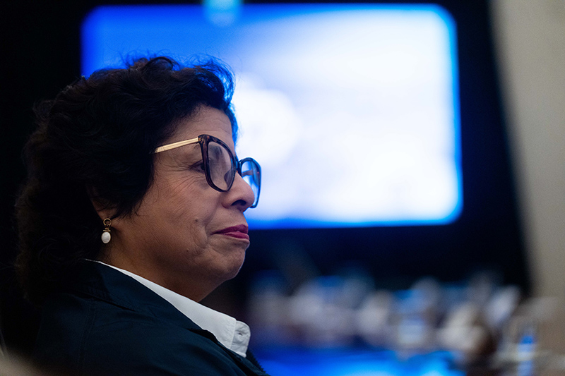Ministra de Minería en Europa