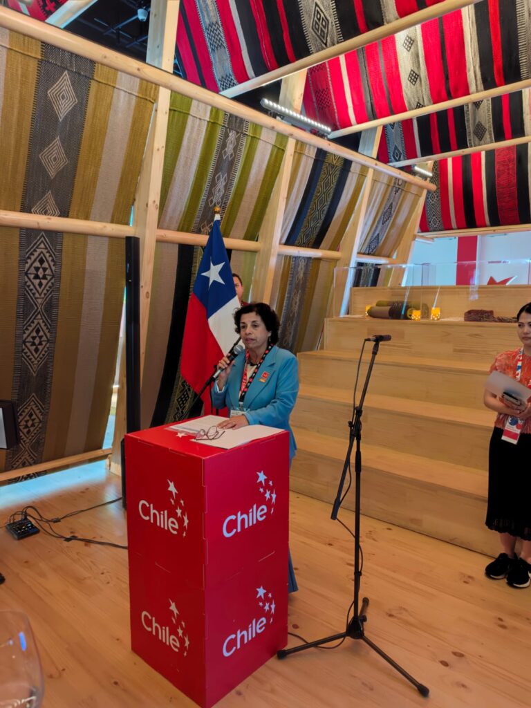 Ministra Williams en Expo Osaka