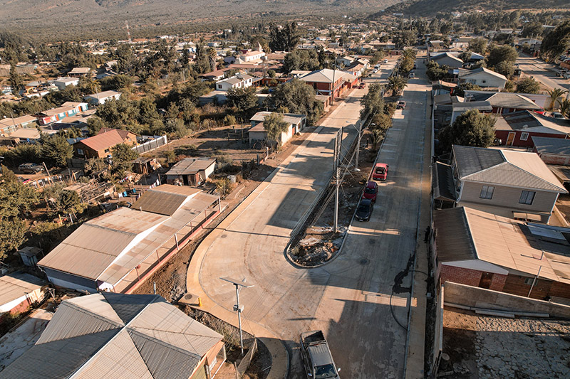 Localidad de Caimanes - Apoyo minera Los Pelambres