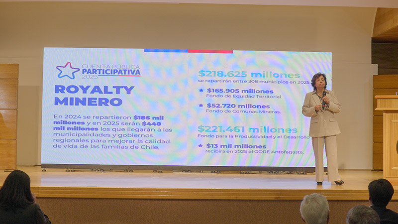 Cuenta Pública Ministerio de Minería.